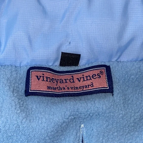 Vineyard Vines Blue and White Quilted Dog Jacket - Picture 6 of 9